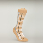 Brown-Raute Spandex-starke Kleidersocken, kopierte Socken der Erwachsen-Männer Kleider