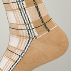 Brown-Raute Spandex-starke Kleidersocken, kopierte Socken der Erwachsen-Männer Kleider