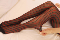Sexy Buchstabe-Mesh Womens Silk Stockings Patterned-Strumpfhosen-Gamaschen-Strümpfe stützbar