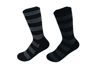 Schwarzes streift die zuckerkranken Kompressions-Socken und hakt Widerstand-zuckerkranke Socken für Männer