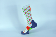 Polyester-athletische Basketball-Socken Elastane/Coolmax mit antibakteriellem Material
