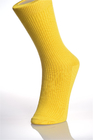 Antibakterielles/Gleitschutznylon-laufende Socken mit gelber/weißer Farbe