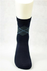 Schwarze Raum-Polyester-Erwachsen-Antibeleg-Socken mit Baumwolle/Spandex/Elastane