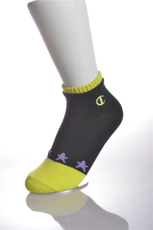 Baumwollantiblasen-laufende Socken, gelber Winter-laufende Socken für Erwachsenen
